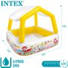 Piscina Hinchable Infantil Intex Con Toldo Extraíble - 157x157x122 Cm - 295 L