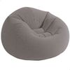 Sillón Hinchable Beanless Gris 114x114x71 Cm Intex