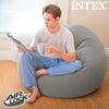 Sillón Hinchable Beanless Gris 114x114x71 Cm Intex