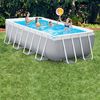 Piscina Rectangular Intex Prisma Frame 488x244x107 Cm + Depuradora