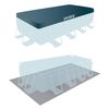 Piscina Rectangular Intex Prisma Frame 488x244x107 Cm + Depuradora