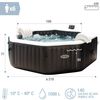 Spa Hinchable Intex 6 Personas Burbujas Deluxe Y Chorros De Agua