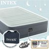 Colchón Hinchable Intex 2 Usuarios Con Bomba Integrada Gris 46x152x203 Cm