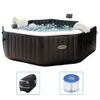 Bañera De Burbujas Y Chorros Octogonal Spa 6 Personas Intex