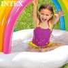 Piscina Hinchable Infantil Arcoíris Con Pulverizador Intex 142x119x84 Cm