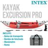 Kayak Hinchable Intex K1 Excursion Pro 1 Remo + Hinchador