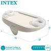 Bandeja Soporte Bebidas Intex Spa + 2 Posavasos Y Luz Led