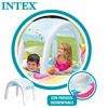 Piscina Unicornio Techo Desmontable Y Rociador De Agua Intex