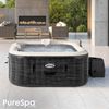 Spa Hinchable Intex 6 Personas Cuadrado 196x196cm Con Accesorios Incluidos