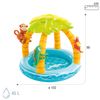 Piscina Hinchable Infantil Intex Isla Tropical 102x86cm, 45l