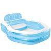 Piscina Hinchable Intex Color Azul, Con Toldo Desmontable 229x191x135cm, 1050l