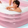 Piscina Hinchable Para Niños Rosa 305x183x56 Cm Intex