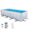 Piscina Desmontable Chevron Prism Premium Intex Rectangular, 400x200x100cm, 6.836l