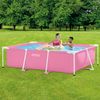 Piscina Desmontable Rectangular Rosa 1.662 L Small Frame Intex