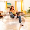 Sillón Hinchable Intex Transparente Con Reposa Brazos 109x107x79cm