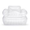 Sillón Hinchable Intex Transparente Con Reposa Brazos 109x107x79cm