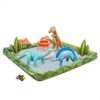 Intex - Centro De Juegos Acuático Dinosaurios Con Rociador Agua 201x201 Cm