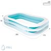 Piscina Hinchable Intex Rectangular 262x175x56 Cm - 770 L