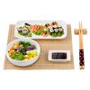 Set Sushi 12pcs (porcelana + Bambu + Madera) Bergner Colección Foodies