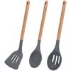 Set De 3 Utensilios De Cocina De Silicona San Ignacio Daimiel 32 Cm Gris