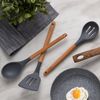 Set De 3 Utensilios De Cocina De Silicona San Ignacio Daimiel 32 Cm Gris