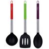 Set 3pc Utensilios De Cocina Nylon, Colección Jolie