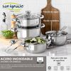 Batería De Cocina 7 Piezas San Ignacio Colección Faro