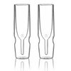 Copas Cristal Borosilicato Masterpro Set 2 Copas Flauta 190ml Mixology Alta Calidad