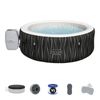 Spa Hinchable Bestway Lay-z-spa Holywood 196x66 Cm Para 6 Personas Con Airjet, Luz Led, Cobertor, Almohadas Y Mando A Distancia