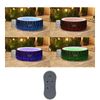 Spa Hinchable Bestway Lay-z-spa Holywood 196x66 Cm Para 6 Personas Con Airjet, Luz Led, Cobertor, Almohadas Y Mando A Distancia