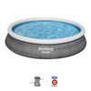 Piscina Hinchable Redonda Bestway Fast Set 457x84 Cm Con Depuradora De Cartucho 2006 L/h