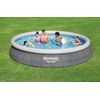 Piscina Hinchable Redonda Bestway Fast Set 457x84 Cm Con Depuradora De Cartucho 2006 L/h