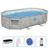 Conjunto De Piscina Power Steel 488x305x107 Cm Bestway