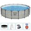 Power Steel Piscina Redonda 488x122 Cm Bestway