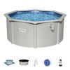 Piscina Desmontable Redonda Bestway Hydrium 300x120 Cm Con Depuradora De Arena 3.028l/h, Tapiz De Suelo, Cobertor Y Escalera