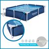 Piscina Desmontable Rectangular Bestway Steel Pro 221x150x43 Cm Capacidad Para 1.200 Litros Color Azul