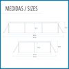 Piscina Desmontable Rectangular Bestway Steel Pro 300x201x66 Cm Capacidad Para 3.000 Litros Color Azul