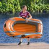 Barca Hinchable Individual Bestway Kondor Elite 1000 Raft 162x96x20 Cm Con Asas Y Suelo Hinchable