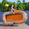 Barca Hinchable Para 1 Adulto Y 1 Niño Bestway Kondor Elite 2000 Raft 196x106x31 Cm Con 2 Remos Y Bomba De Pie Incluida