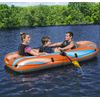 Barca Hinchable Para 2 Adultos Y 1 Niño Bestway Kondor Elite 3000 Raft 246x122x45 Cm Con 2 Remos Y Bomba De Pie Incluida