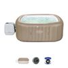 Spa Hinchable Bestway Lay-z-spa Palma 201x201x80 Cm Para 5-7 Personas Con Hydrojet  Y Cobertor