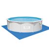 Piscina Desmontable De Acero Bestway Con Depuradora De Arena 460x120 Cm Hydrium Con Escalera, Cobertor Y Tapiz De Suelo