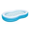 Piscina Hinchable Infantil Con Forma En 8 Para + 3 Años Azul De 262x157x46 Cm