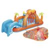 Piscina Hinchable De Actividades Con Tobogán De Lago De Lava Para + 2 Años De 265x265x104 Cm