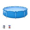 Piscina Desmontable Tubular Bestway Steel Pro 305x76 Cm Depuradora De Cartucho De 1.249 L/h