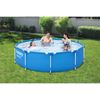 Piscina Desmontable Tubular Bestway Steel Pro 305x76 Cm Depuradora De Cartucho De 1.249 L/h