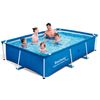 Piscina Desmontable Rectangular Tubular Pequeña De Pvc De 220x150x43 Cm