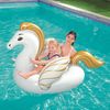 Flotador Gigante De Caballo Blanco Infantil De Pvc De 159x109 Cm