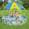 Piscina Desmontable Tubular Infantil Bestway Splash-in-shade 244x51 Cm Con Parasol