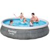 Piscina Fast Set Redonda Gris 396x84 Cm Bestway